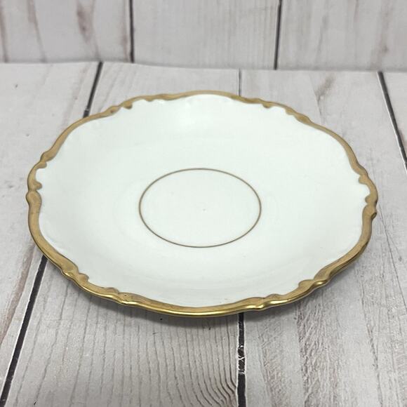 Vintage Mitterteich Bavaria "Golden Lark" Cup & Saucer Set Gold Trim Roses - Picture 2 of 8